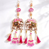 Shubh Labh Elephant Hanging Set