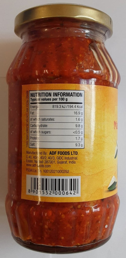 Ashoka Mango Pickle Hot 500g - Image 2