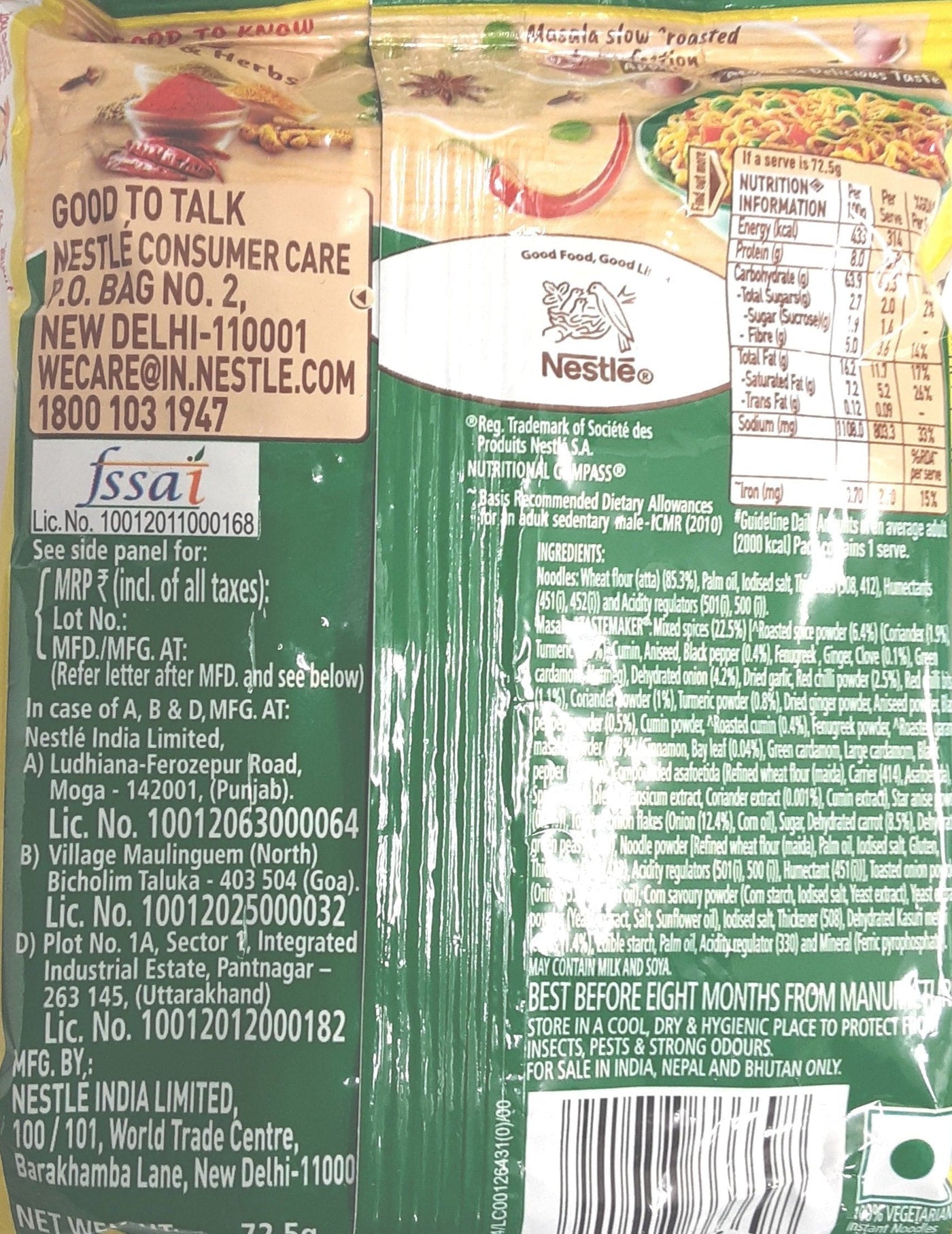 Maggi Masala Veg Atta Noodles 70g 3 For £1.98 - Image 2