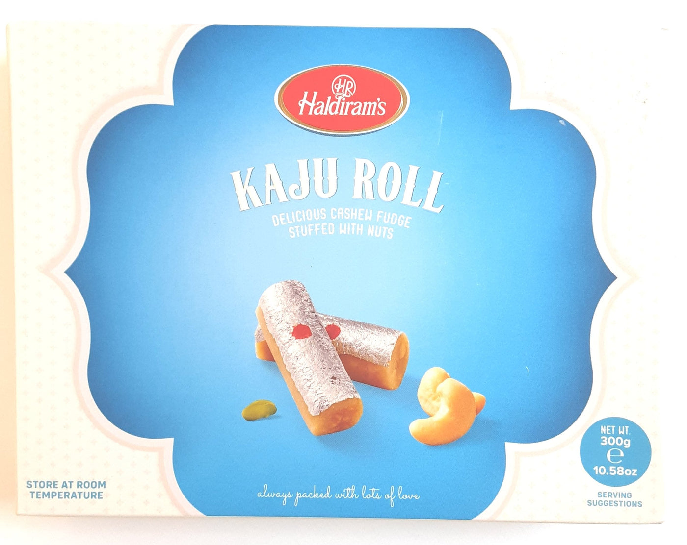 Haldirams Sweets Kaju Roll 300g Indian