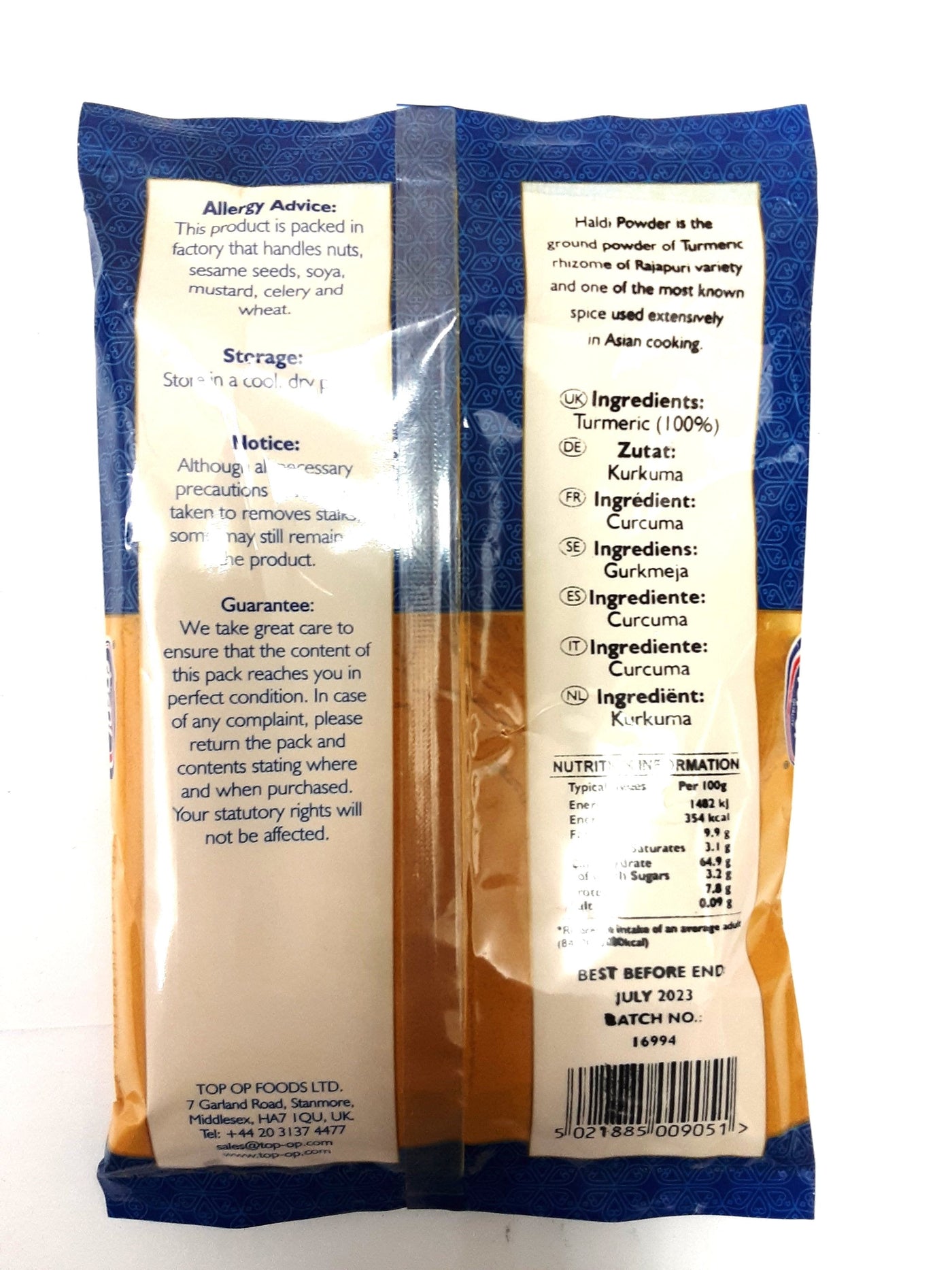 Top Op Rajapuri Haldi Powder 100g - Image 2