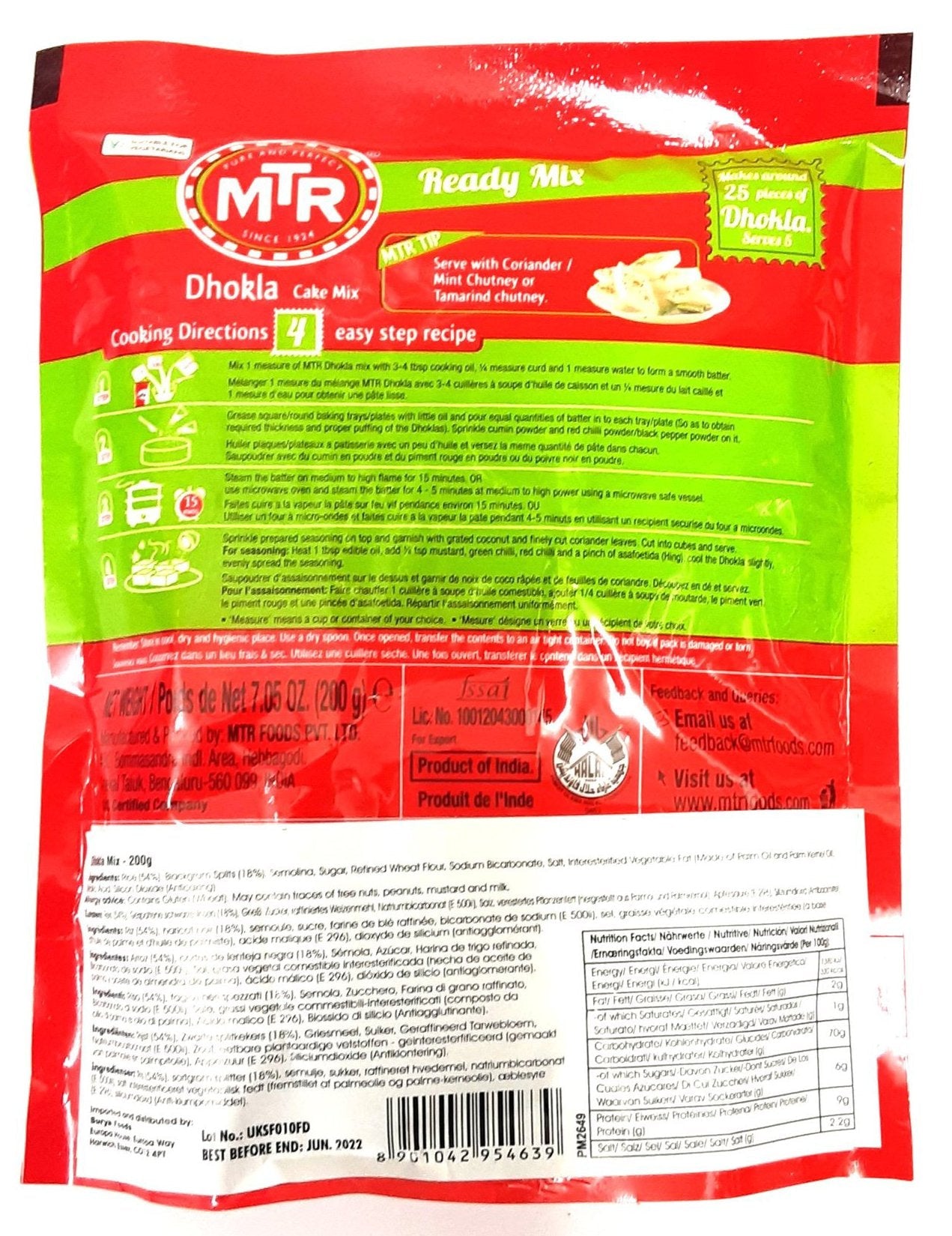 MTR Dhokla Mix 200g - Image 2