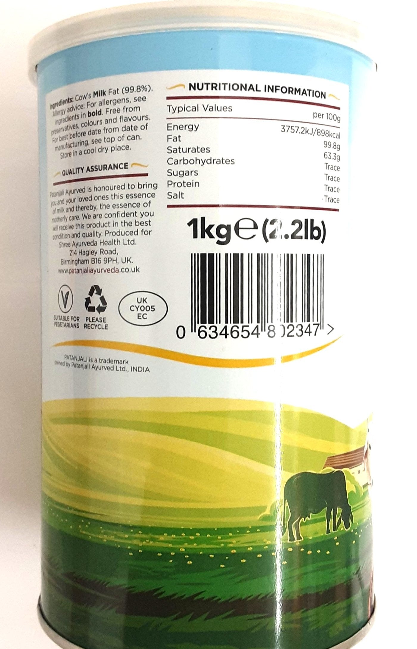 Patanjali Desi Ghee Cow Pure Clarified Butter 1ltr - Image 2