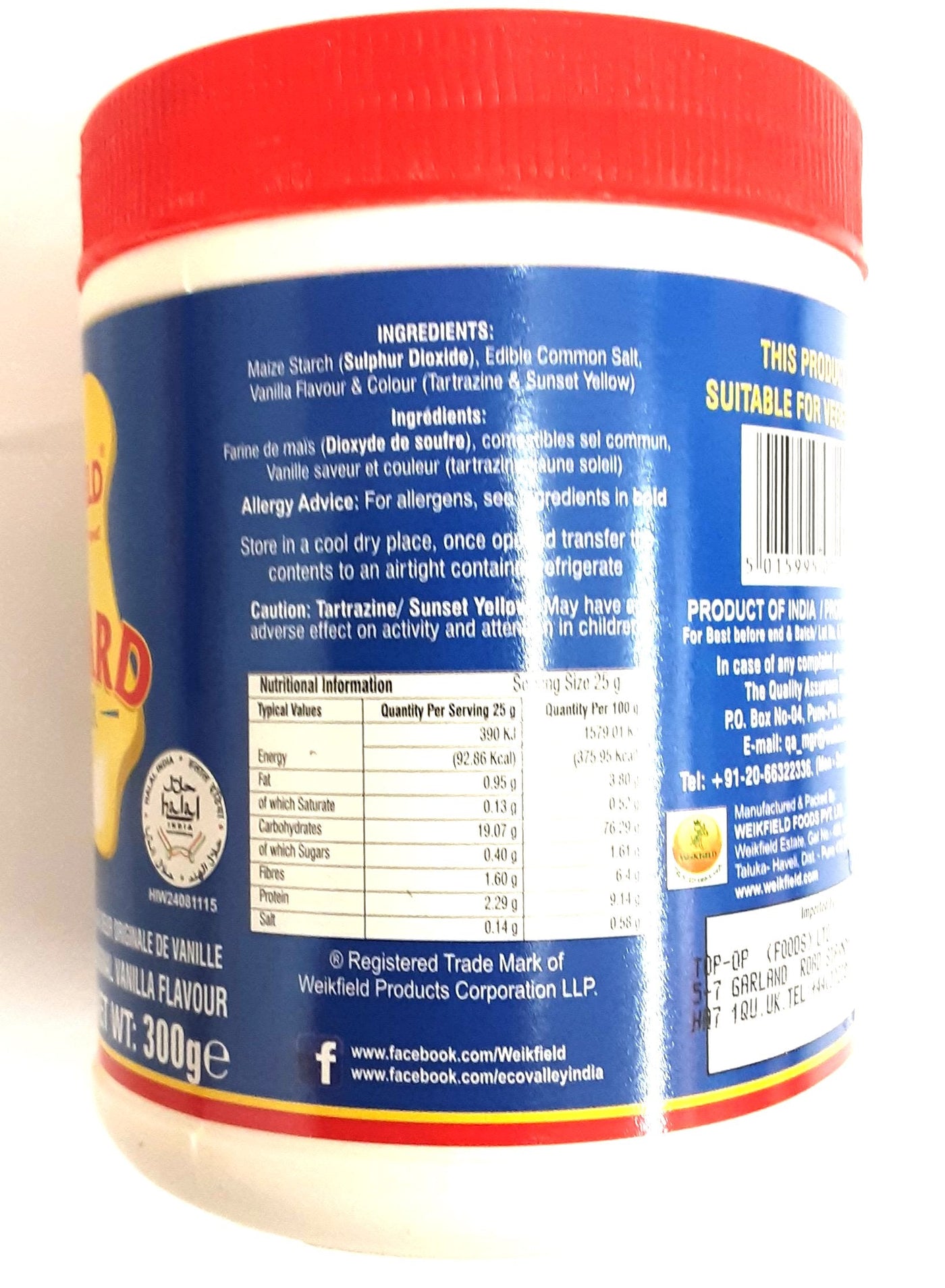 Weikfield Custard Powder Original Vanilla 300g - Image 2