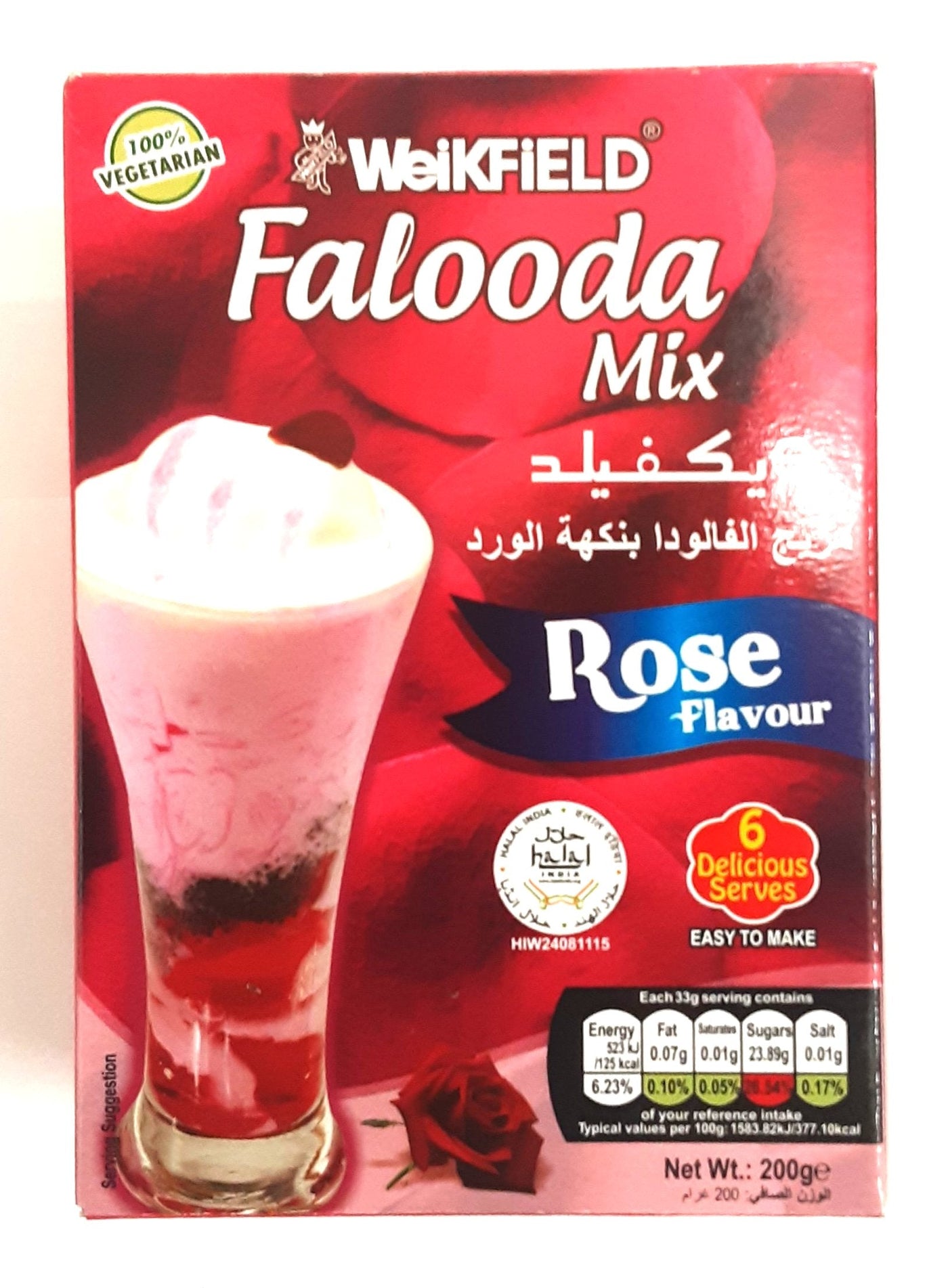 Weikfield Falooda Rose Mix 200g