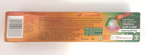 Dabur Meswak Flouride Free Tooth Paste 170g - Image 2