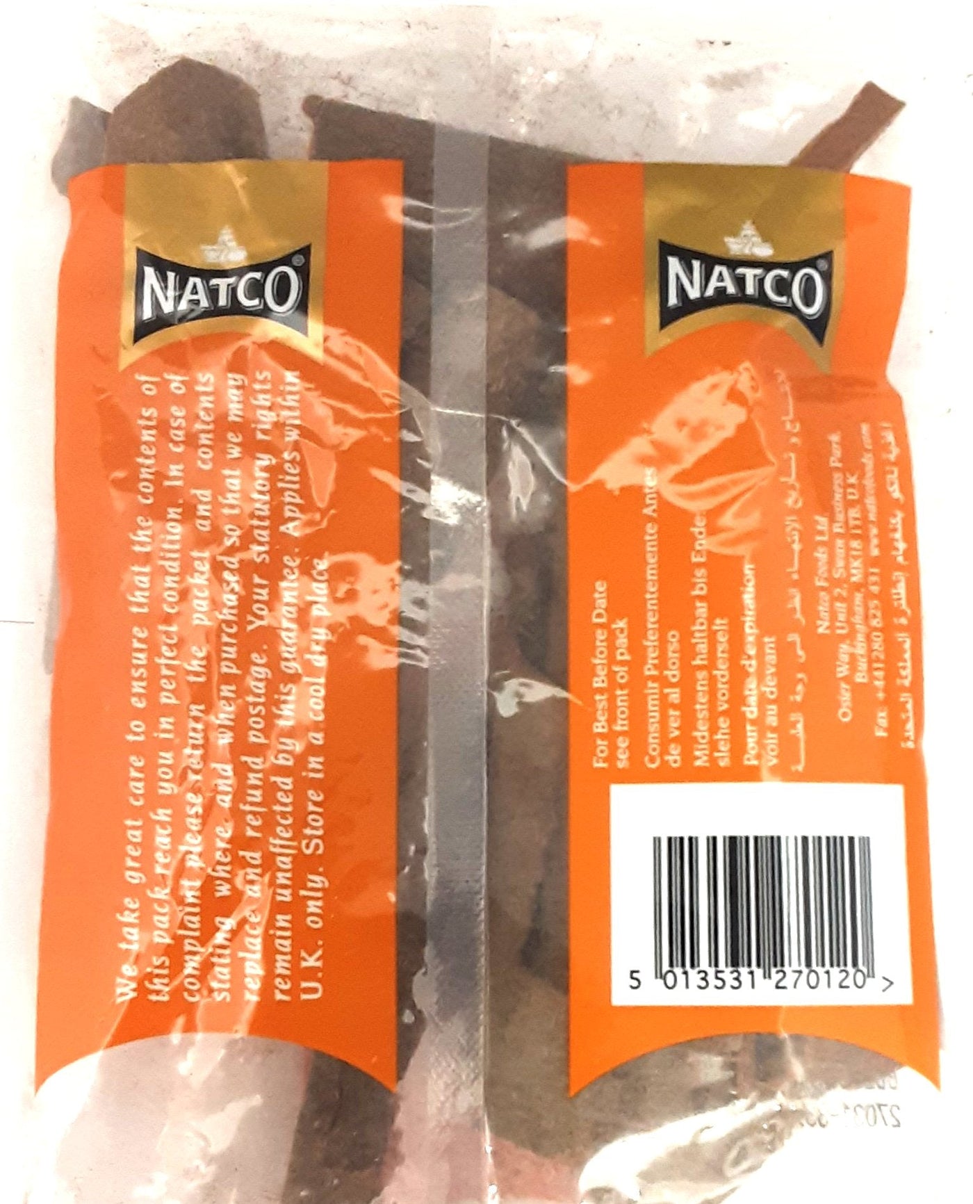 Natco Cassia Bark Dalchini 125g - Image 2