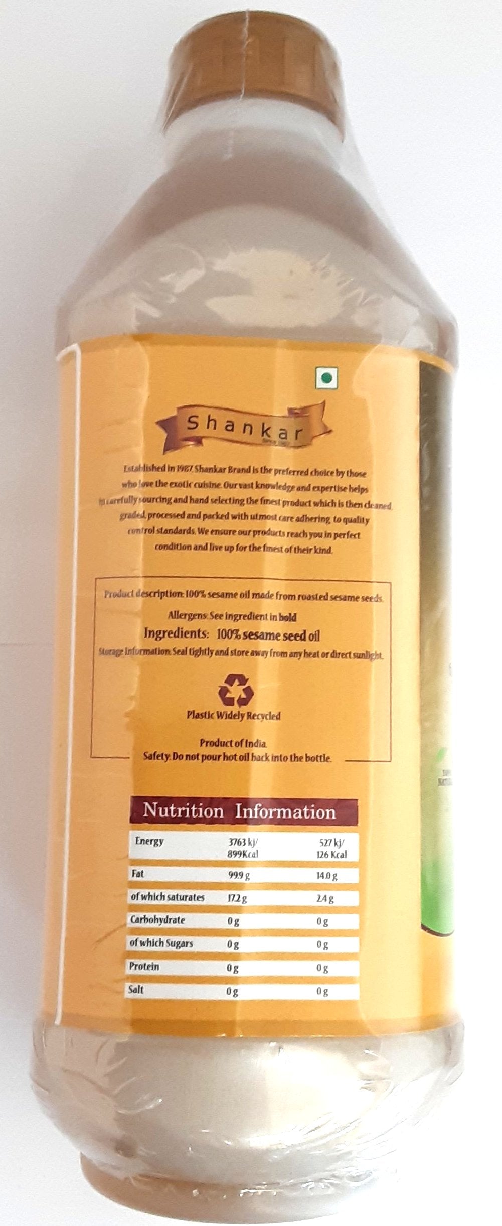 Shankar Oil Gingelly 1ltr PM - Image 2
