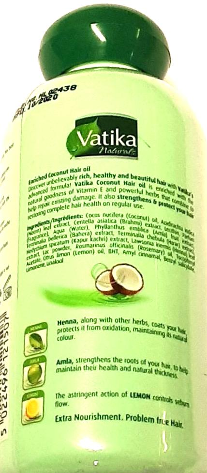 Vatika Naturals Enriched Coconut Hair Oil  150ml - Image 2