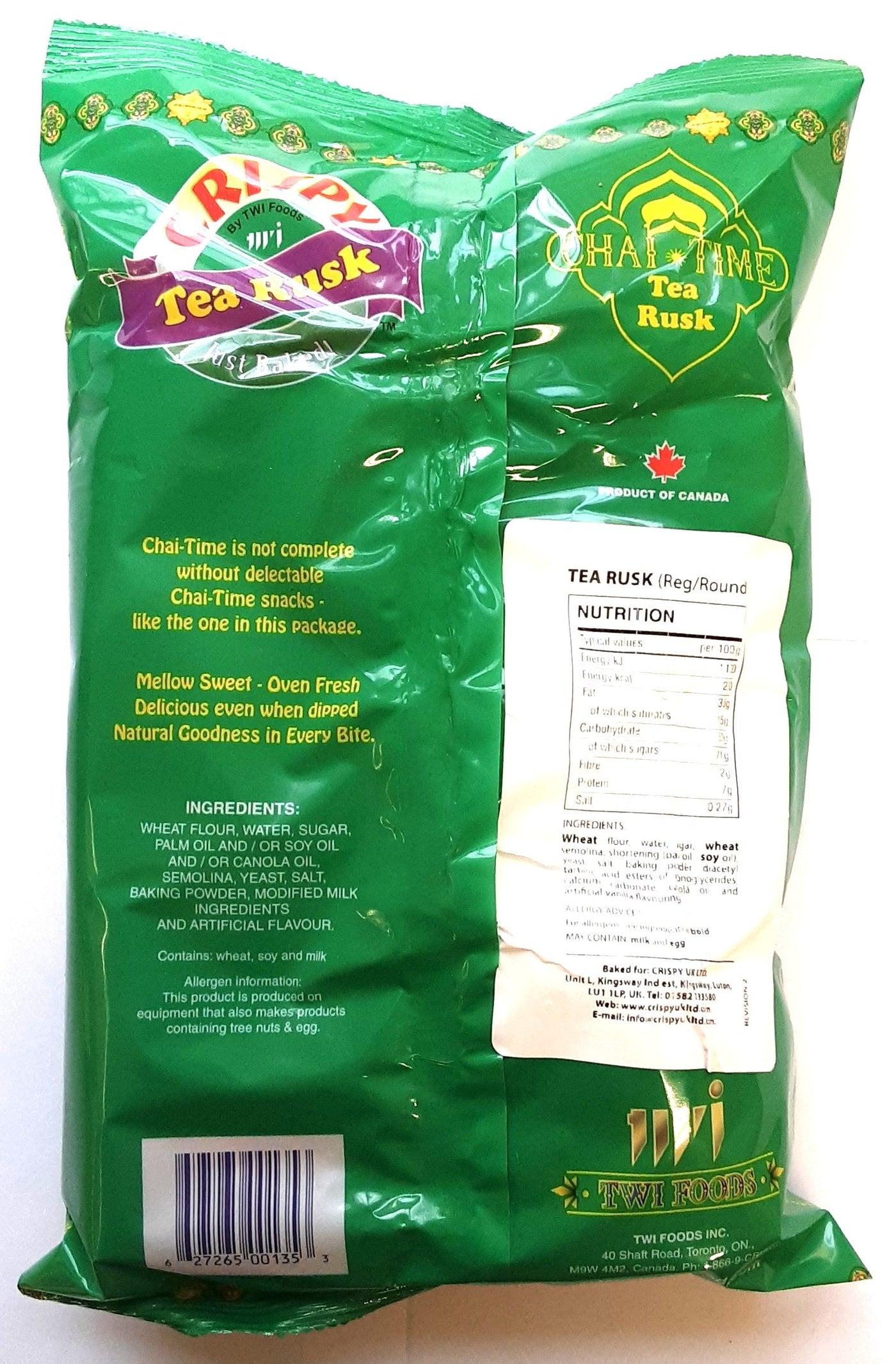 Crispy Tea Rusk 200g - Image 2