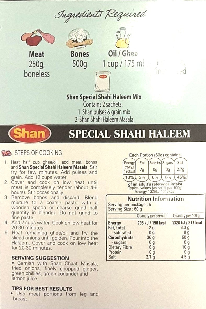Shan Special Shahi Haleem Mix 300g - Image 2
