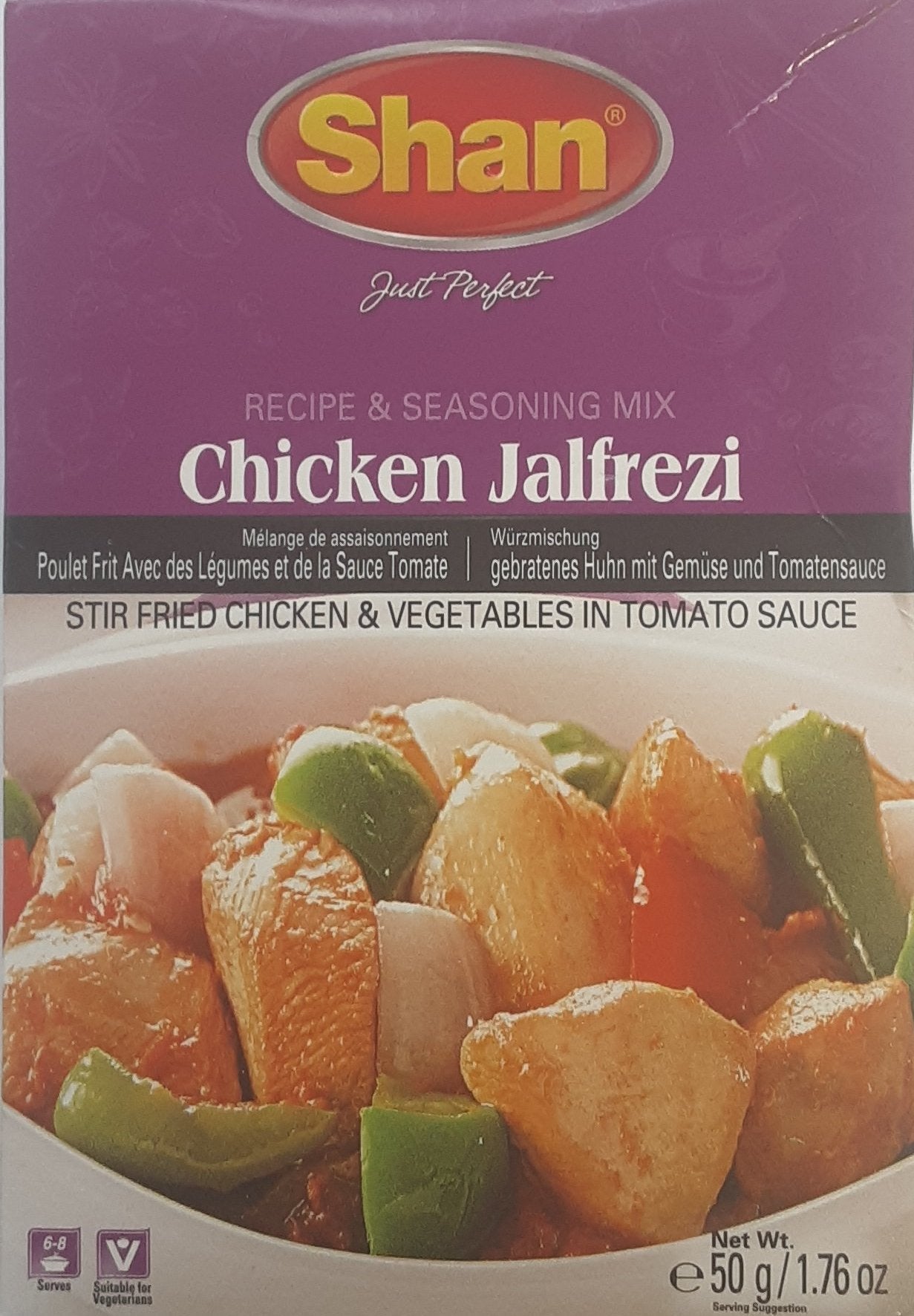 Shan Masala Chicken Jalfrezi 50g Mix & Match Any 2 For £2.60