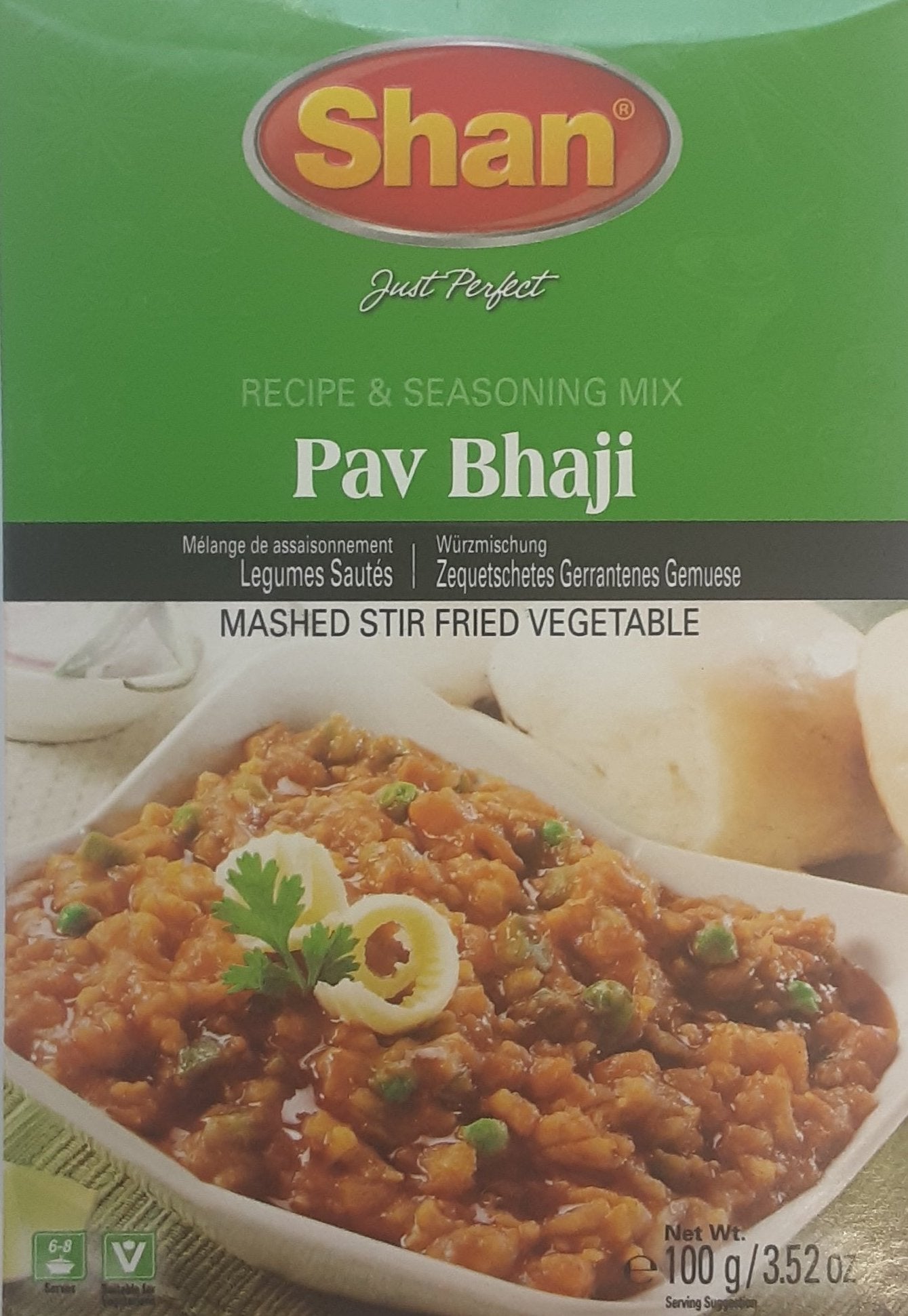 Shan Masala Pav Bhaji 100g Mix & Match Any 2 For £2.60