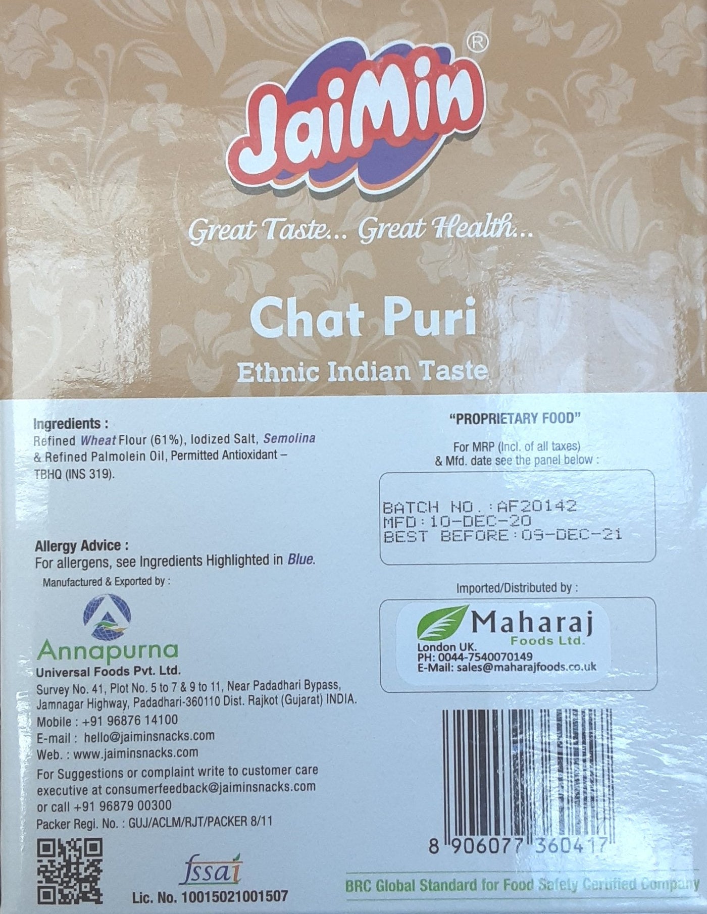 Jaimin Puri Chat 200g - Image 2