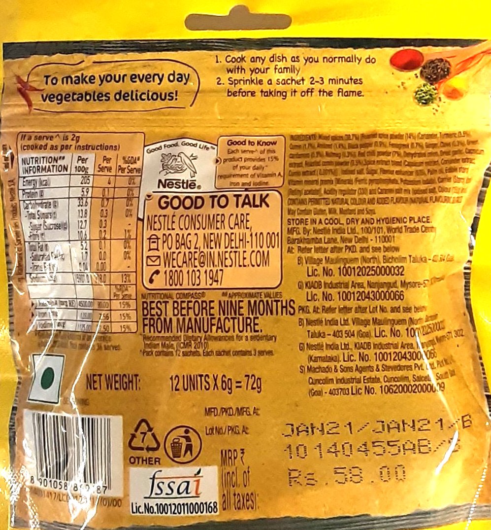 Maggi Masala Magic 72g - Image 2