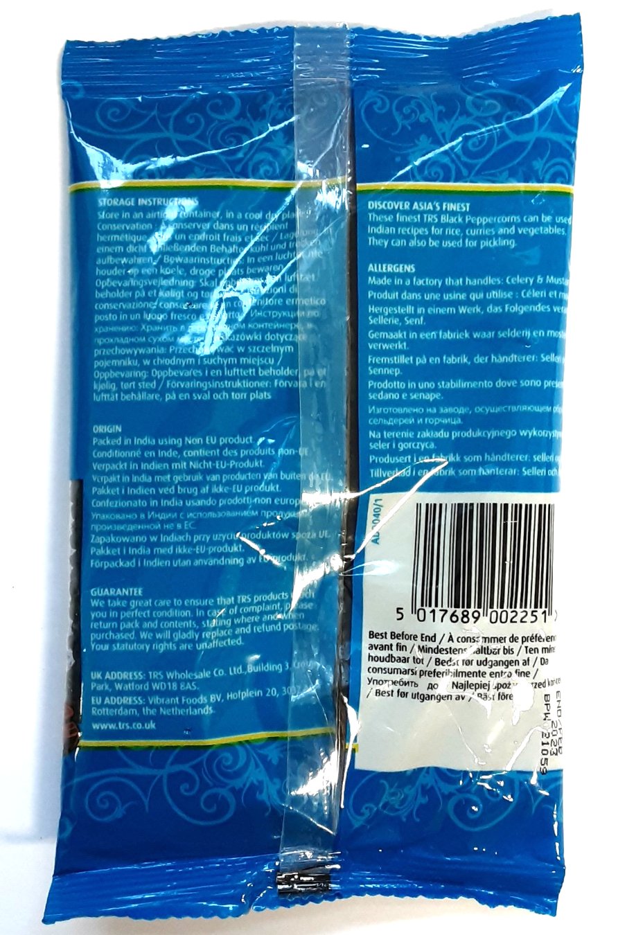 TRS Black Pepper Whole 100g - Image 2
