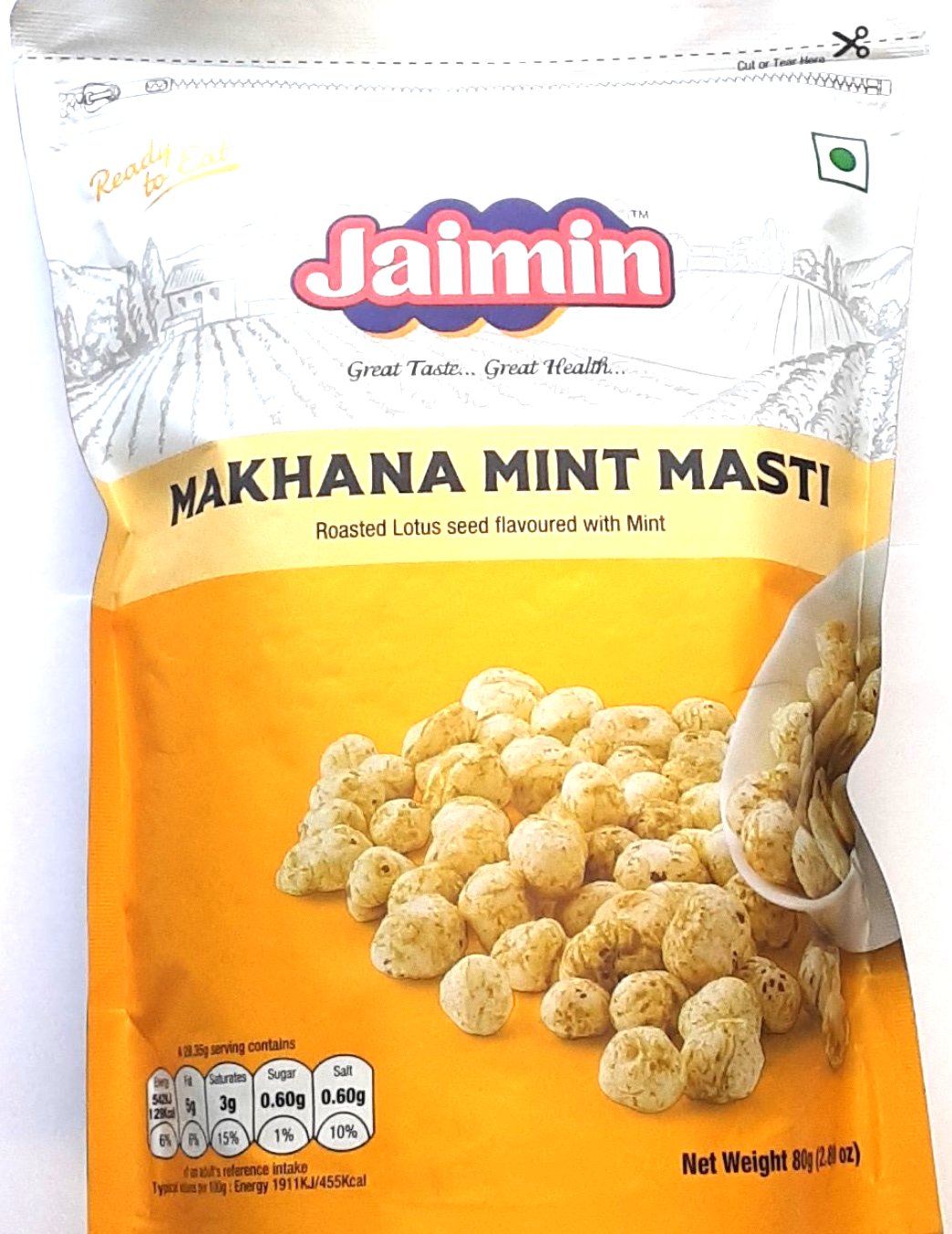 Jaimin Phool Makhana Mint Masti 80g