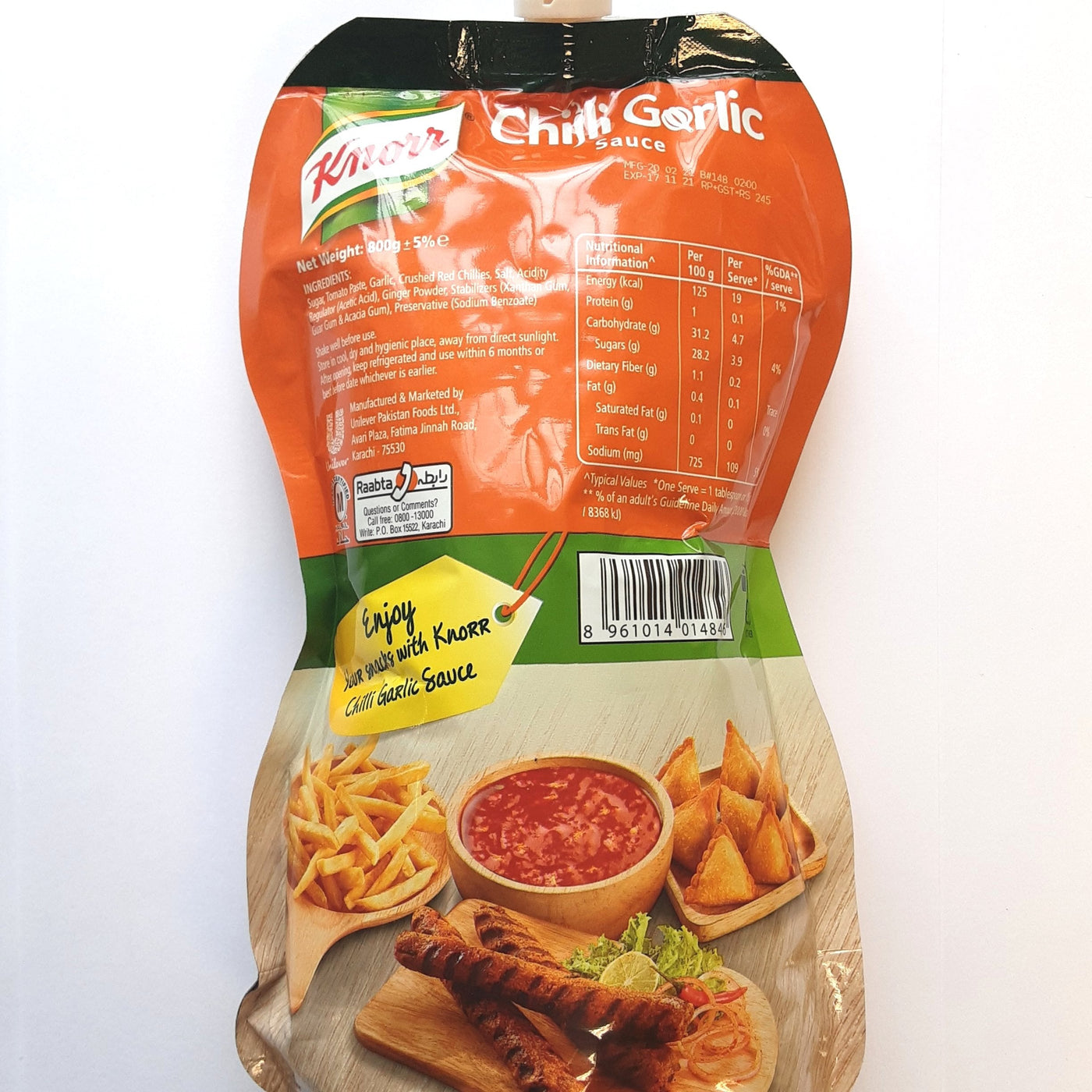 Knorr Sauce Chilli Garlic 400g - Image 2