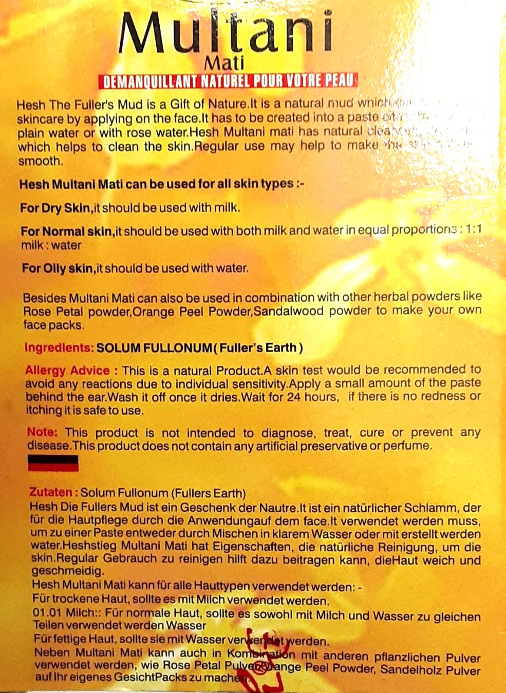 Hesh Multani Mati 100g - Image 2