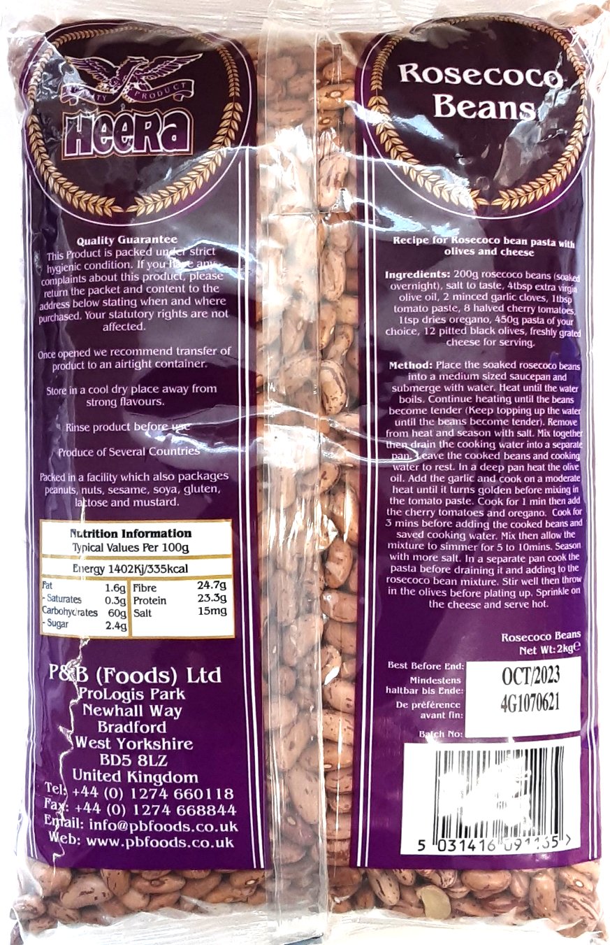 Heera Beans Rosecoco 2kg - Image 2