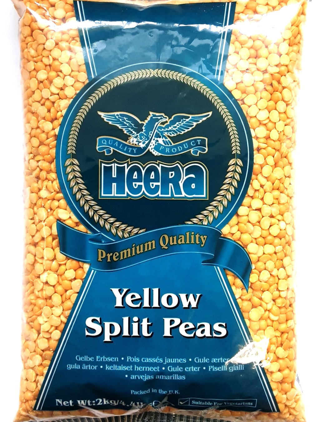 Heera Lentils Yellow Split peas 2kg