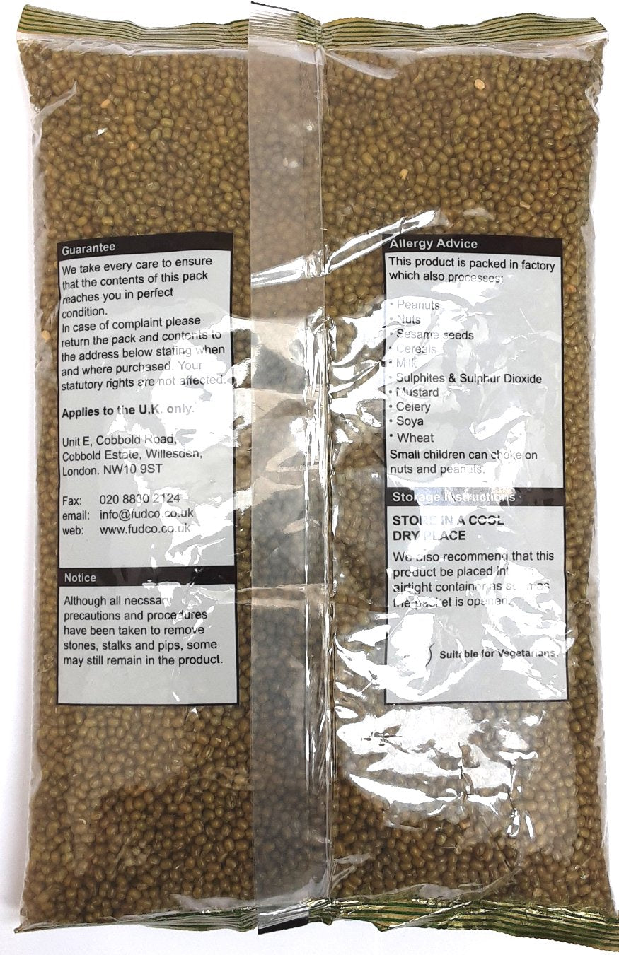 Fudco Beans Moong Whole Green Beans Large 1.5kg - Image 2