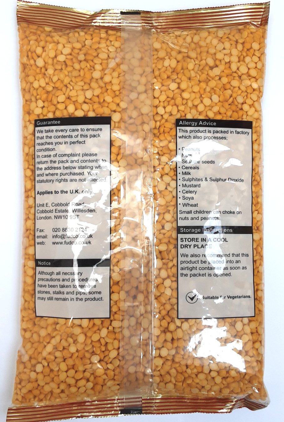 Fudco Lentils Chana Dall 1.5kg - Image 2