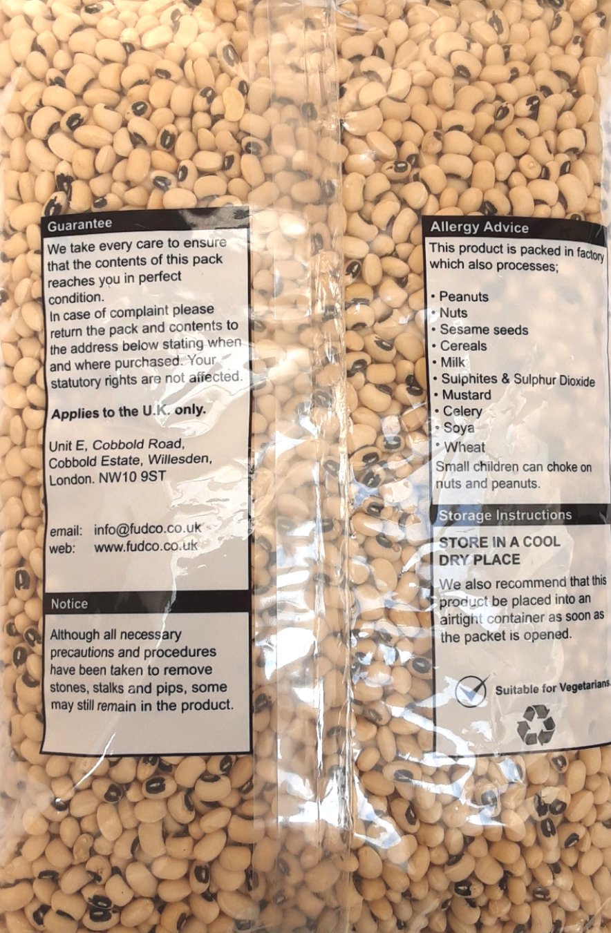 Fudco Beans Black Eye 1.5kg - Image 2