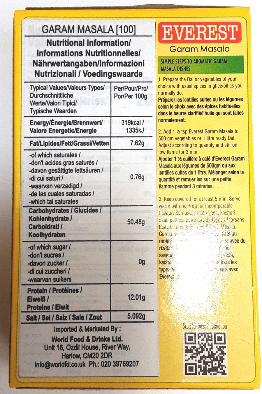 Everest Garam Masala 100g - Image 2