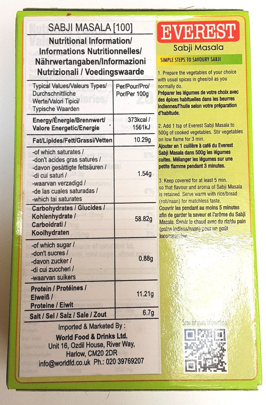 Everest Sabji Masala 100g - Image 2