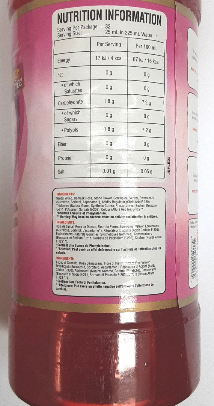 Qarshi Jame Shirin Sugar Free 800ml - Image 2
