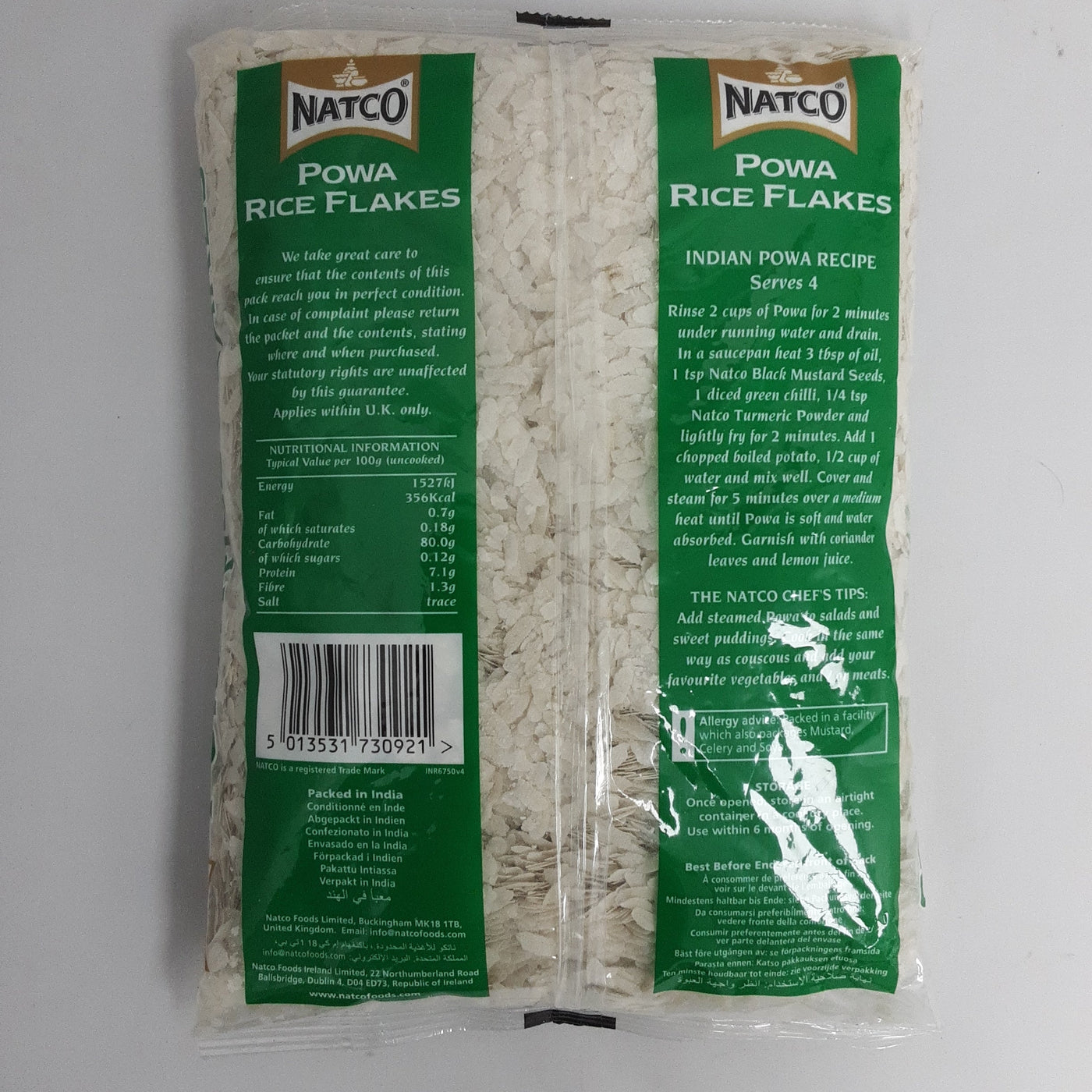 Natco Powa Rice Flakes 1Kg - Image 2