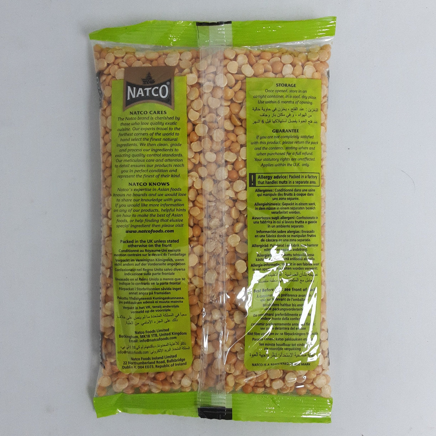 Natco Lentils Yellow Split Peas 500g - Image 2