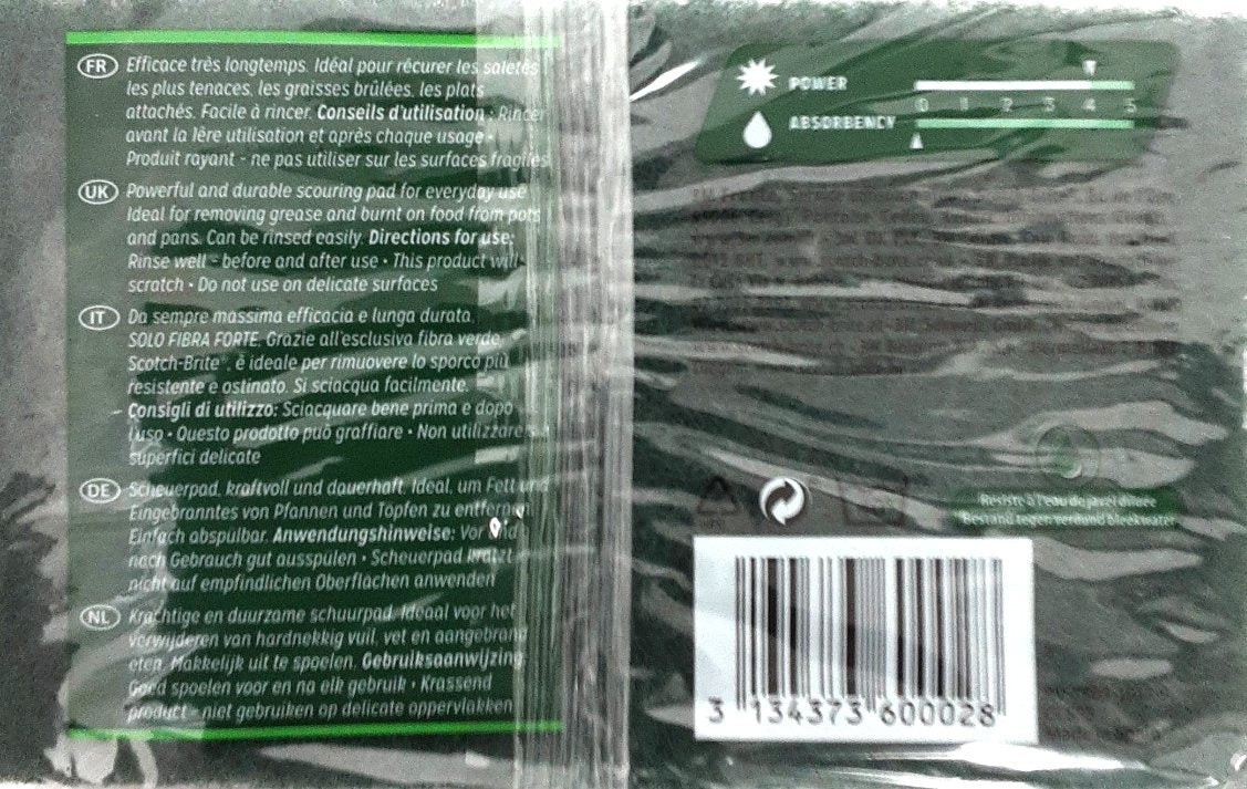Scotch Brite Classic Scouring Pad 3pcs - Image 2