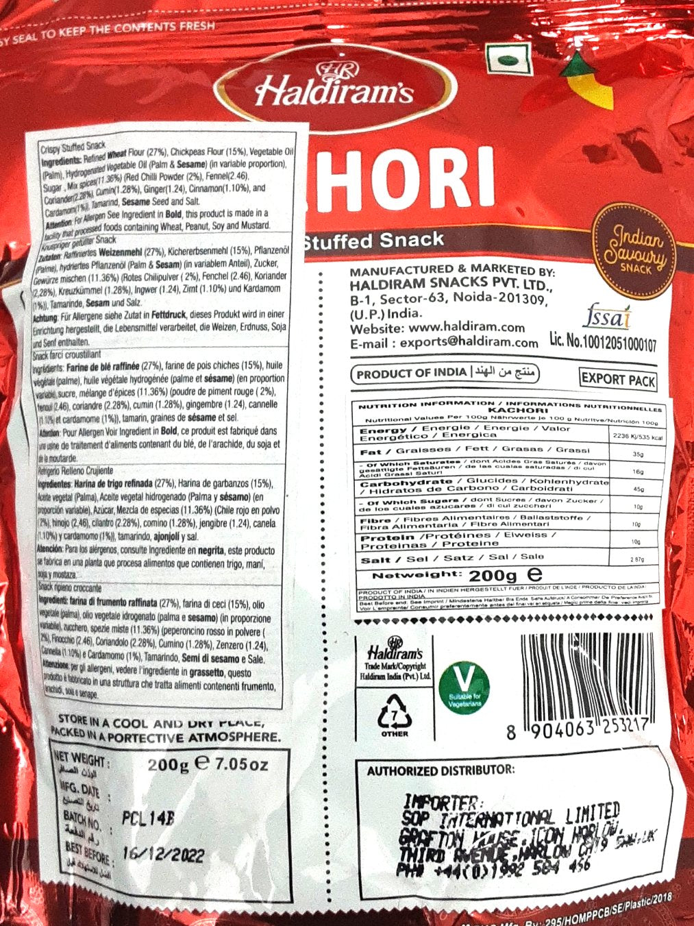 Haldirams Kachori 200g PM - Image 2