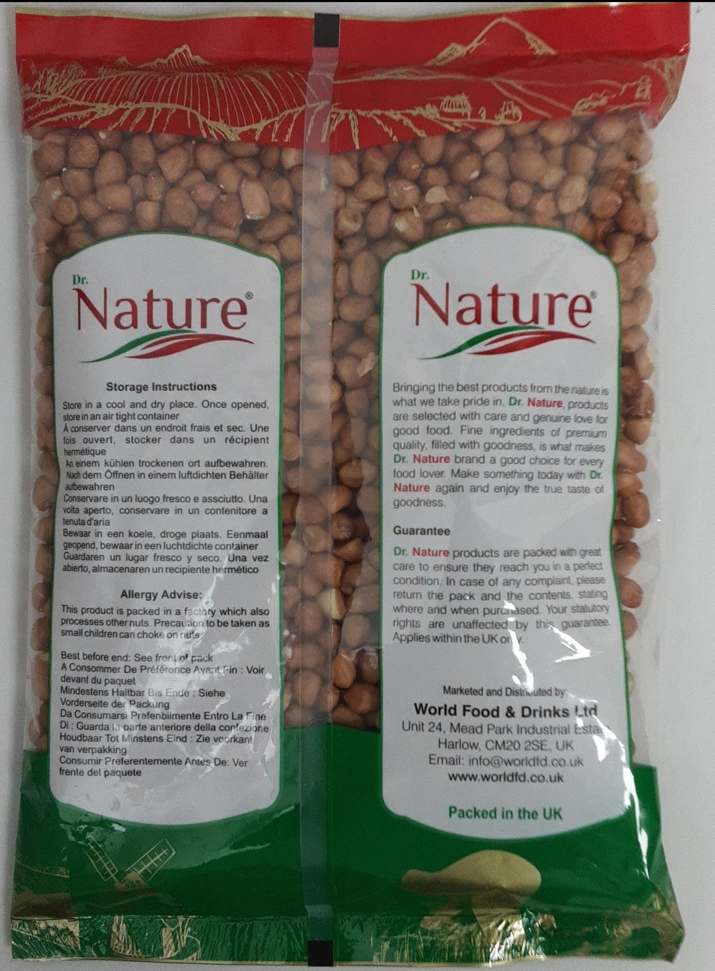 Dr Nature Pink Skin Peanuts 1Kg - Image 2