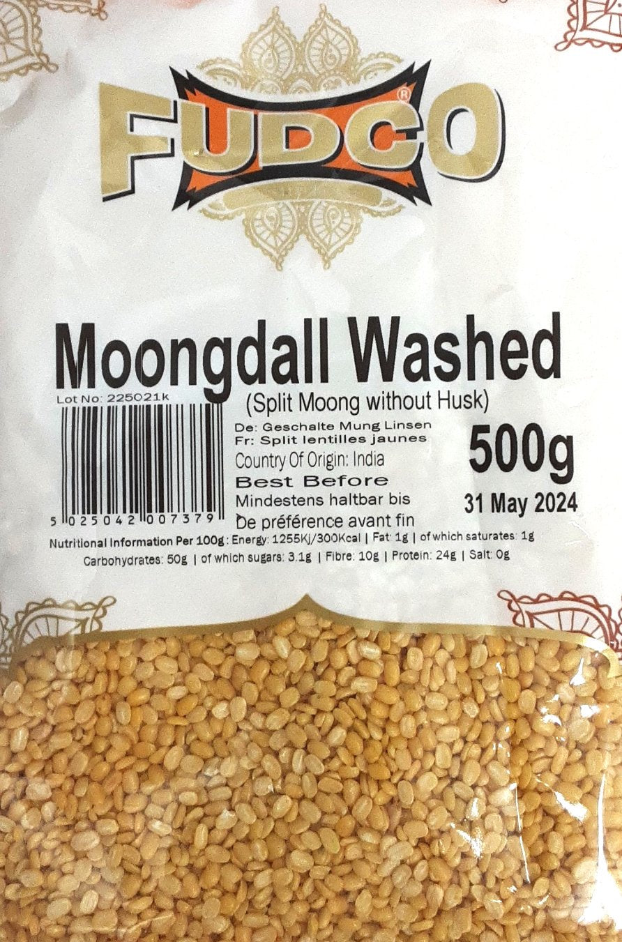 Fudco Lentils Moong Dall Washed 500g