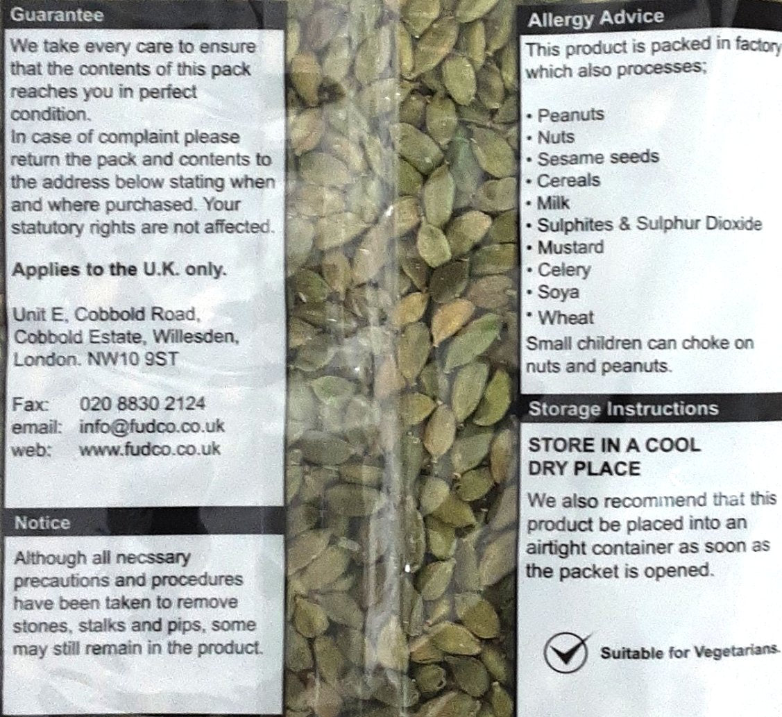 Fudco Malabar Bold Green Elachi Cardamom 600g - Image 2