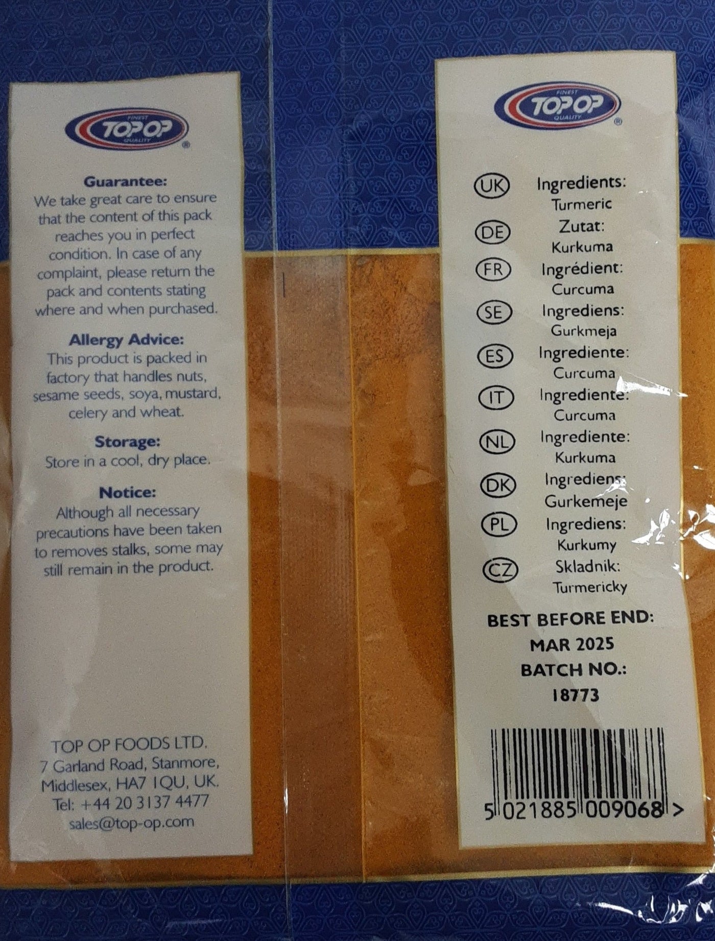 Top Op Haldi Rajapuri Turmeric Powder  400g - Image 2