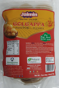 Jaimin Golgappa Fry 200g With Masala 50G