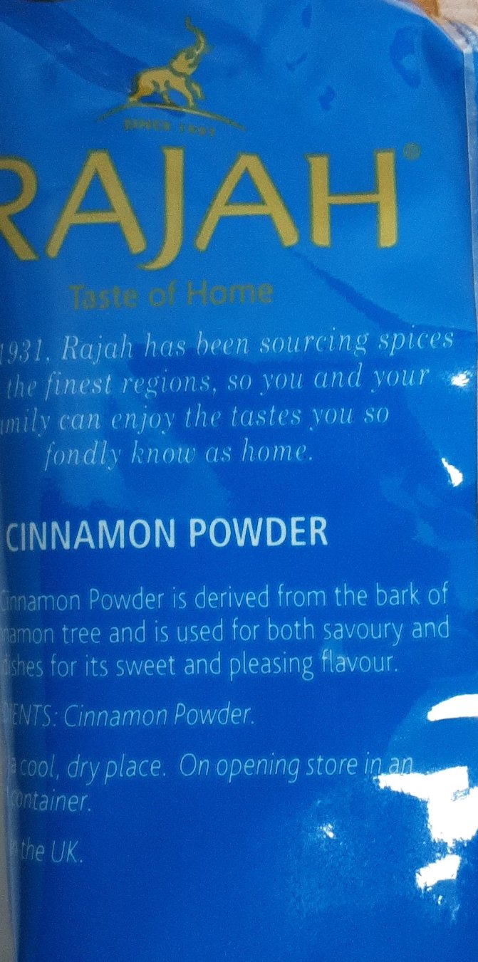 Rajah Cinnamon Powder 100g - Image 2