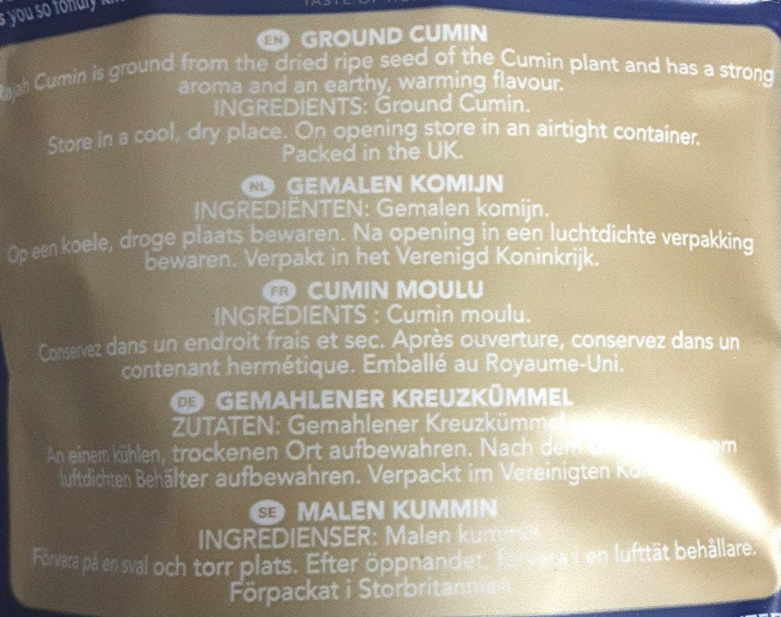 Rajah Cumin Jeera Ground 100g - Image 2