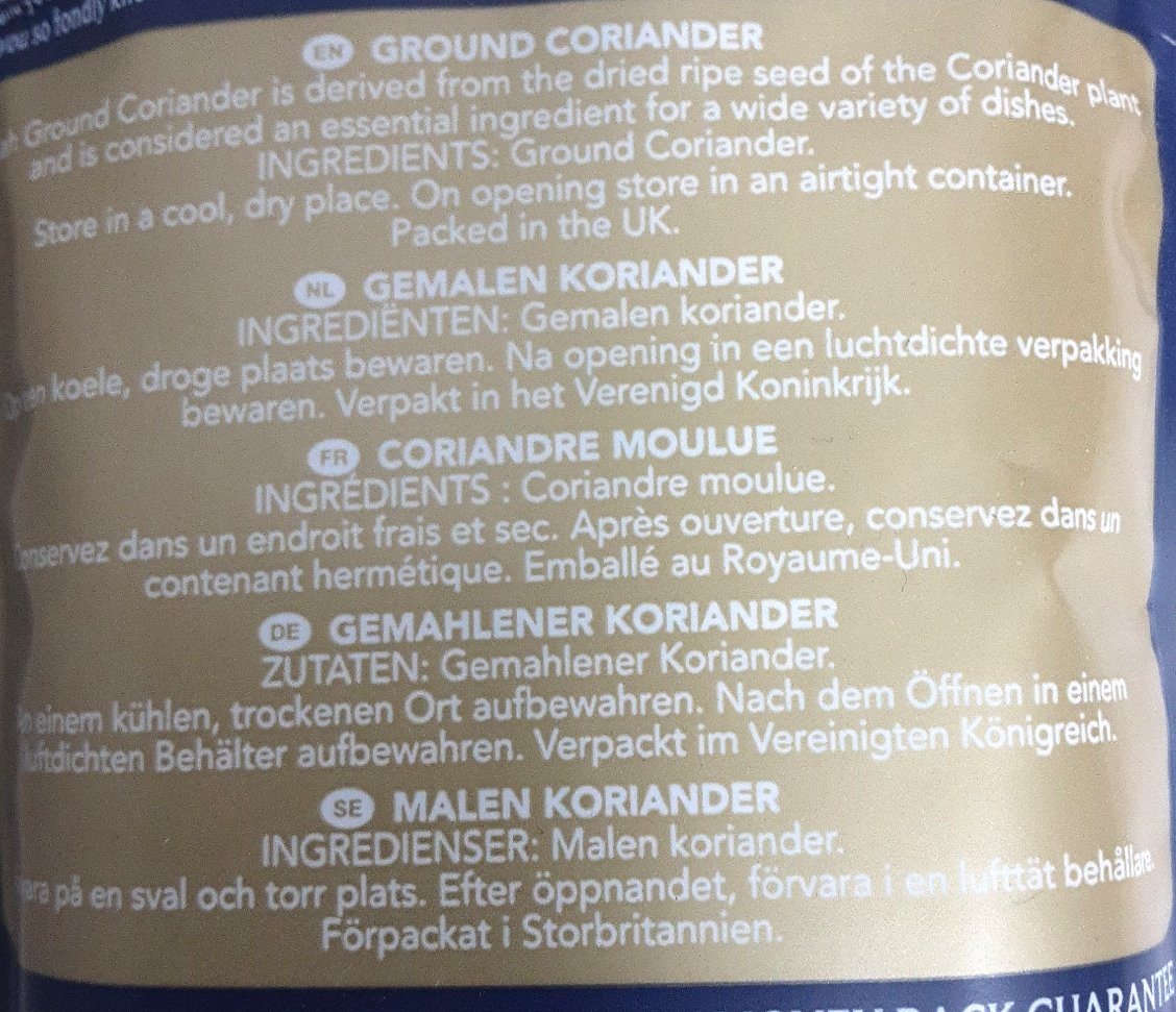 Rajah Ground Dhaniya Coriander Powder 100g - Image 2