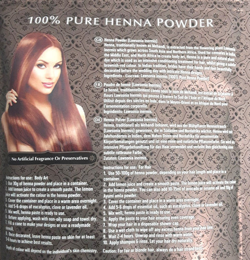 Ayumi 100% Henna Powder 200g - Image 2