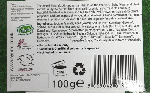 Ayumi Neem Soap 100g - Image 2