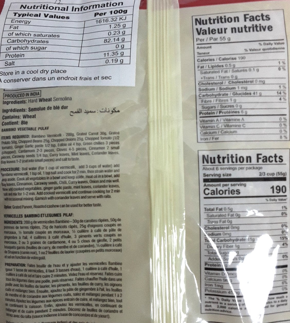 Bambino Vermicelli 350g - Image 2