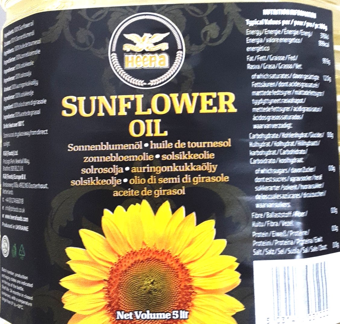 Heera Oil Sunflower Oil 5ltr - Image 2
