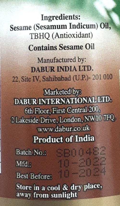 Dabur Oil Sesame 500ml - Image 2
