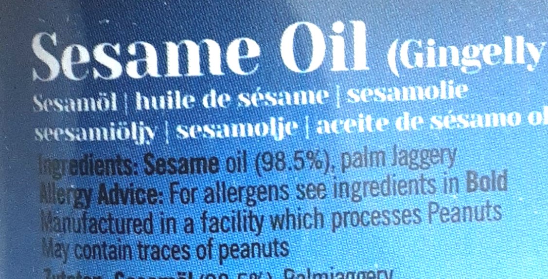 Heera Sesame Gingelly Oil 1ltr - Image 2