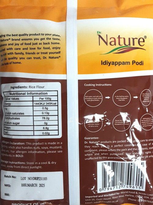 Dr Nature Traditional Idiyappam Podi 1Kg - Image 2